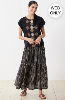 Ashiana Skirt - Black/Natural