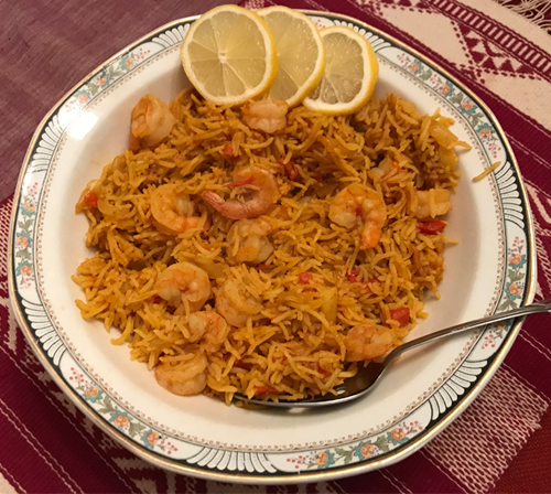 Shrimp Pilav