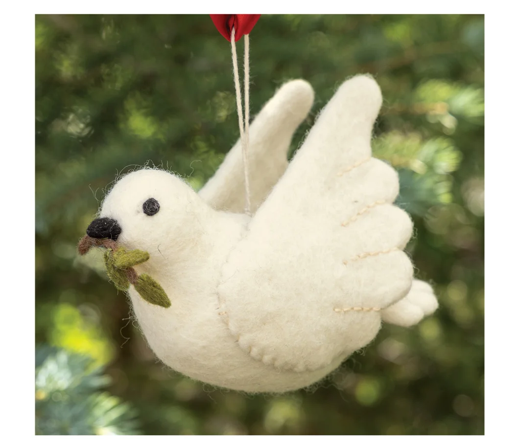 Felt Dove Ornament