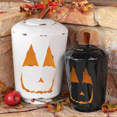 Product Image of Blanc & Noir Enamel Pumpkins