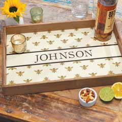 Product Image of Golden Bee Personalized Tray