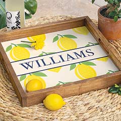 Product Image of Sunny Lemon Personalized Tray