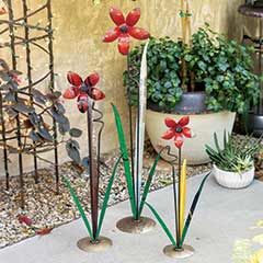 Product Image of Artisan Reclaimed Metal Flowers