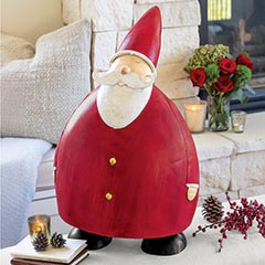 Product Image of Jolly Recycled Metal Santa