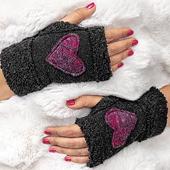 Product Image of Boho Heart Fingerless Gloves