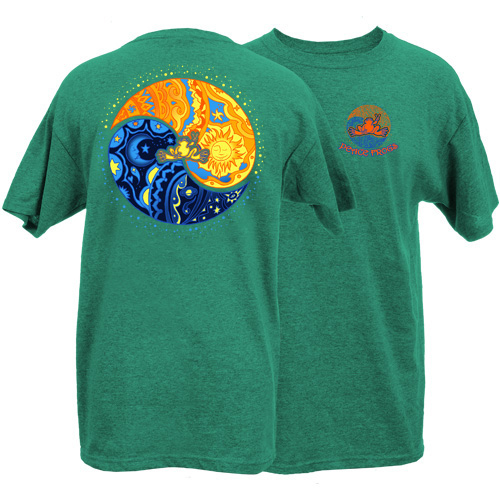 Product Image of Peace Frogs Adult Sun Moon Ying Yang Short Sleeve T-Shirt