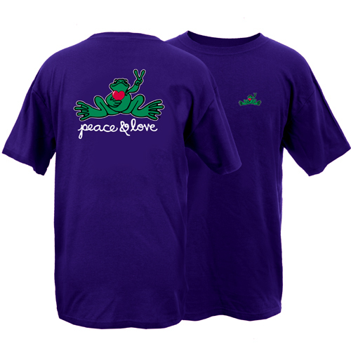 Product Image of Peace Frogs Valentine's Day Frog Short Sleeve T-Shirt