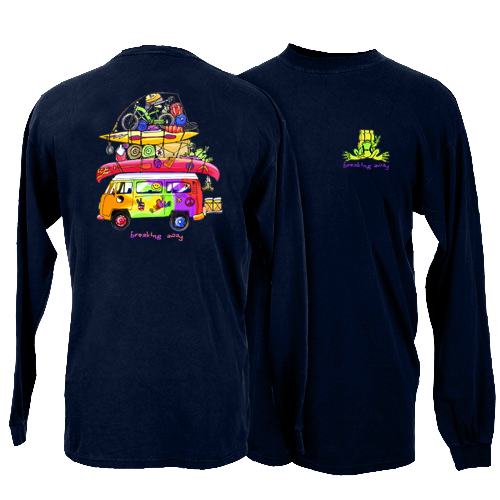 Product Image of Peace Frogs Loaded Van Adult Long Sleeve T-Shirt