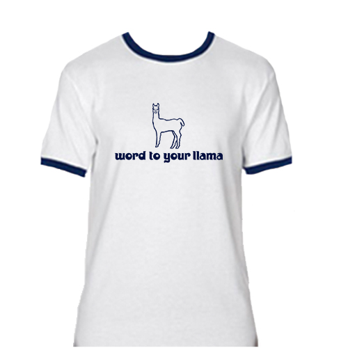 Product Image of Beyond The Pond Word to Your Mama Ringer Short Sleeve T-Shirt