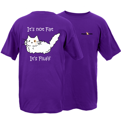 Product Image of It's Fluff Cat Peace Dogs Short Sleeve T-Shirt