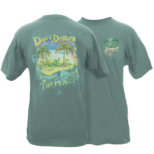 Product Image of Peace Frogs Adult Don't Disturb The Peace Garment Dye Short Sleeve T-Shirt