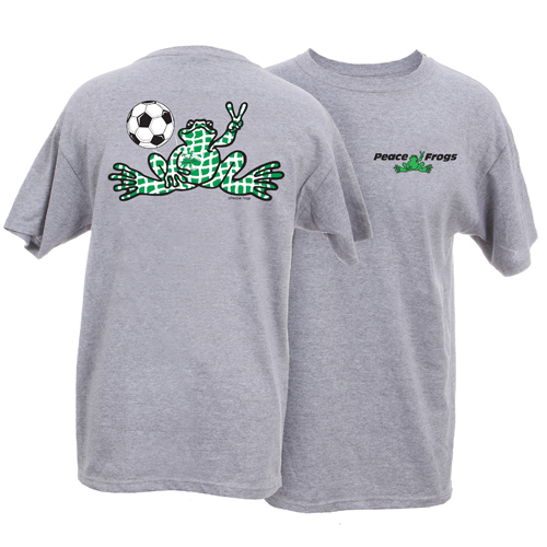 Product Image of Peace Frogs Adult Granite Soccer Net Short Sleeve T-Shirt