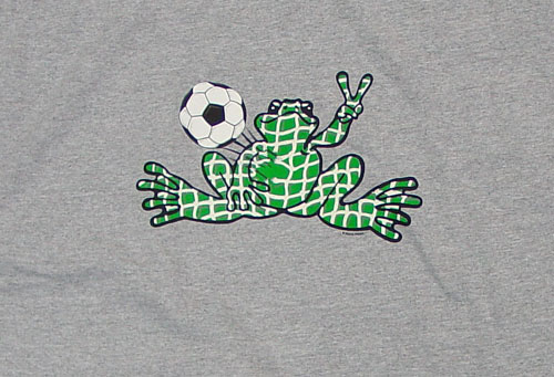 Product Image of Peace Frogs Granite Soccer Net Adult Long Sleeve T-Shirt