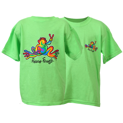 Product Image of Peace Frogs Youth Retro Short Sleeve T-Shirt