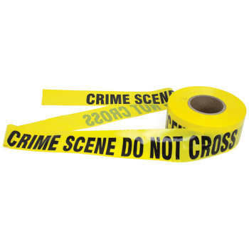 "CRIME SCENE DO NOT CROSS" Barrier Tape