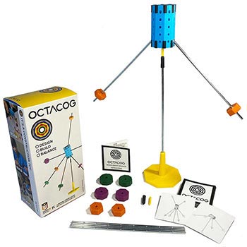 Octacog Balance Construction Toy and Game - Primary Octacog Set