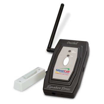 Silent Call Signature Series Doorbell Transmitter with Remote Button