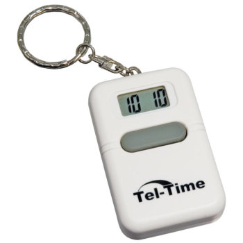 Talking Key Chain Square - White