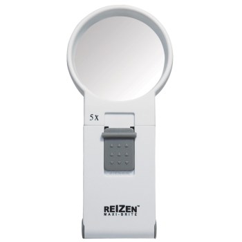 Reizen Maxi-Brite LED Handheld Magnifier - 5X