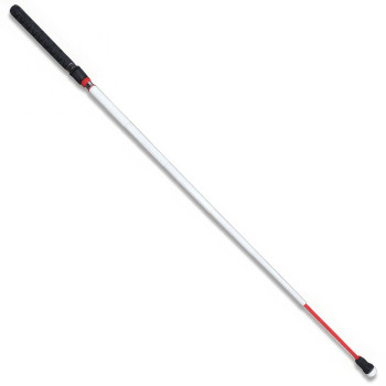 Fiberglass Telescopic Cane 8mm Threaded Ceramic Hook Tip 38-44 Inches