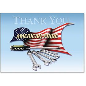 Automotive Thank You Postcards - American Pride