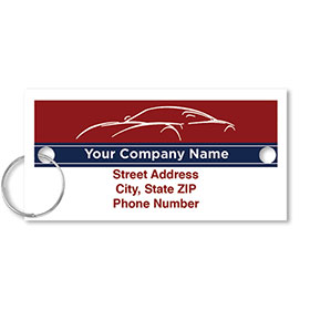 Personalized Full-Color Key Tags - Patriotic Ambiance