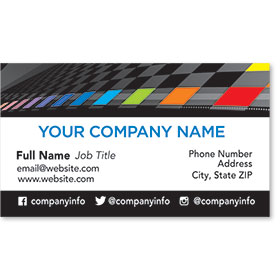 Designer Automotive Business Cards - Color Check