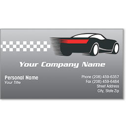 Designer Automotive Business Cards - Speedway Auto