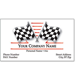 Full-Color Auto Repair Business Cards - Cross Check