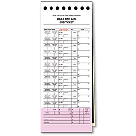 3-Part Carbon Time Tickets - Version 1 (250)