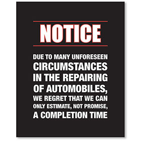 Contemporary Signs - Notice - Version 1