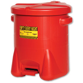 Polyethylene 10 Gallon Oily Waste Can