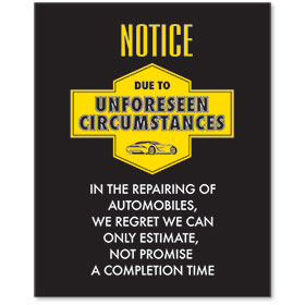 Contemporary Signs - Notice - Version 2