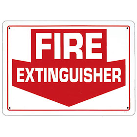 Office Signs – 14" x 10" Fire Extinguisher