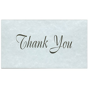 Auto Repair Thank You Cards - Blue Parchment