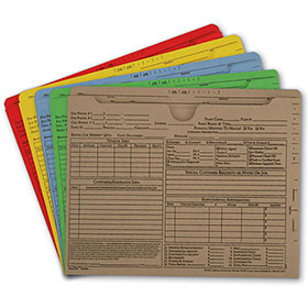 Repair Order Jackets - Colored, Assortment Package (100)