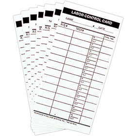 Labor Control Cards