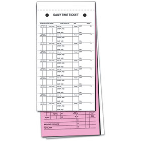 Automotive Daily Time Tickets