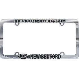 Custom Imprinted Chrome Plated Plastic License Plate Frames - Version 2