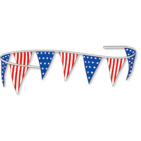 Americana Triangle Plastic Pennant