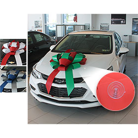 Build-A-Bow Custom 2-Color 30" Car Bow with Suction Cup