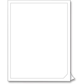 Outside Blank White Vehicle Info Window Stickers (100)