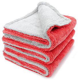 PLUSH DOUBLE PILE MICROFIBER TOWEL