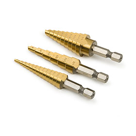 3 pc. Step Drill Set