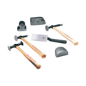 Martin 7-Piece Body & Fender Repair Tool Set with Wood Handles 647K