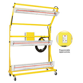 Infratech Medium Wave 9,000-Watt Infrared Portable Curing Lamps S-9000