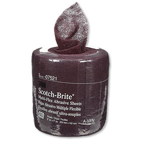 3M Scotch-Brite Multi-Flex Abrasive Sheet Roll, Very Fine - 07521