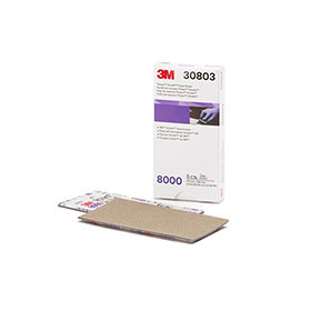 3M Trizact Hookit Foam Sheet, 70mm x 140mm, 8000G 30803