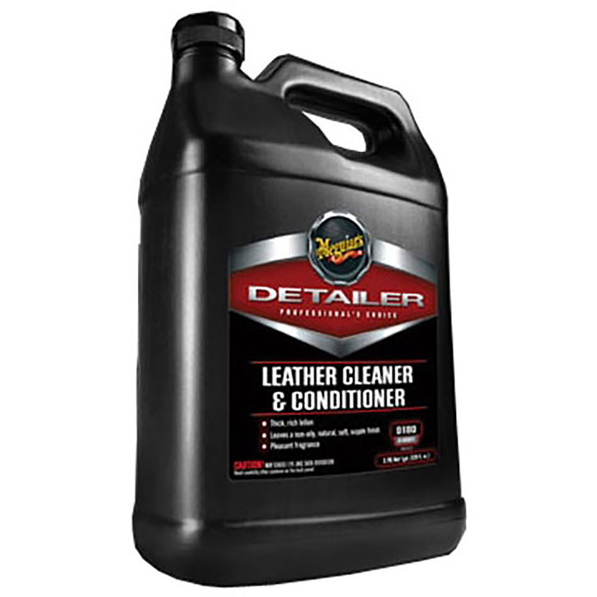 Meguiar's Detailer Leather Cleaner & Conditioner, Gallon - D18001