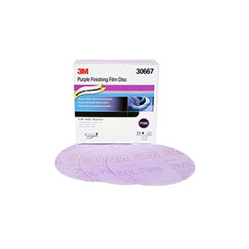 3M 3" Hookit Purple Finishing Film Discs